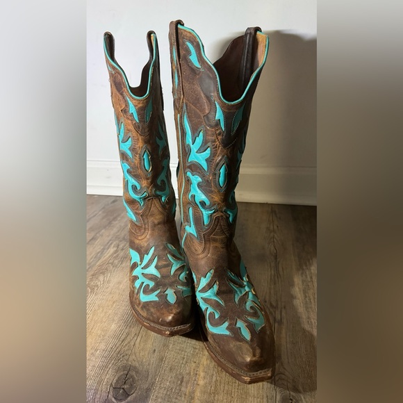 Johnny Ringo women’s Boots. Teal. Size 8 - Picture 3 of 12